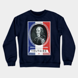 Voltaire - A Quote About Freedom Crewneck Sweatshirt